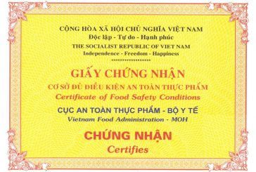 Thủ tục cấp giấy phép vệ sinh an toàn thực phẩm tại Đà Nẵng